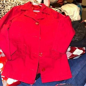 Girls Crazy 8 Red Coat